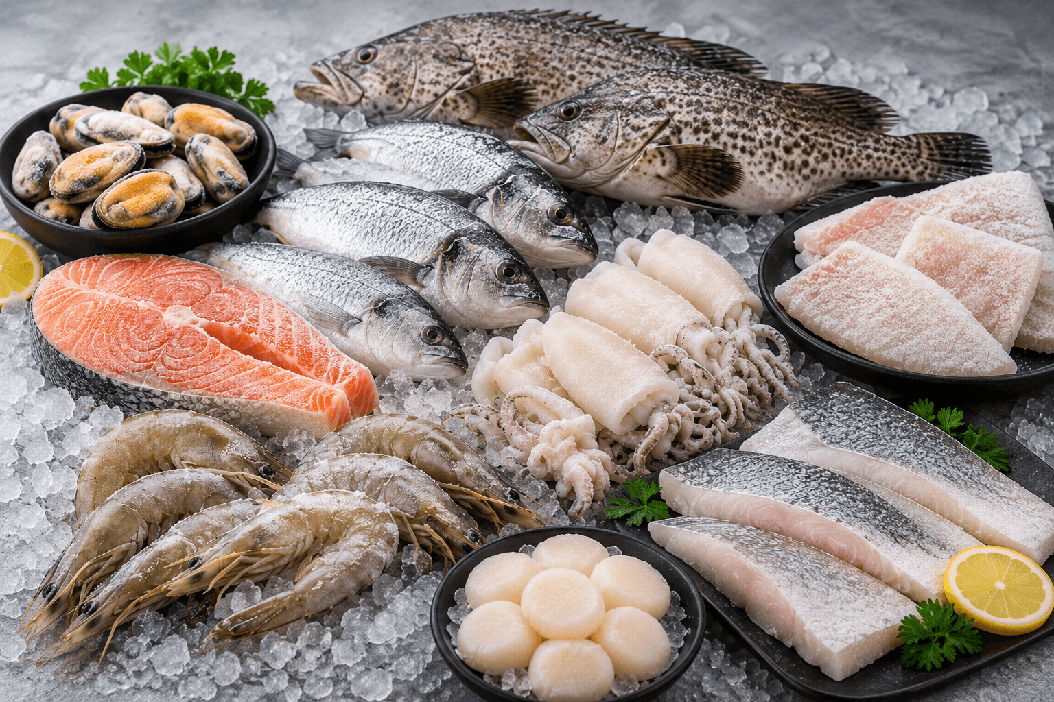Frozen Seafood supply category